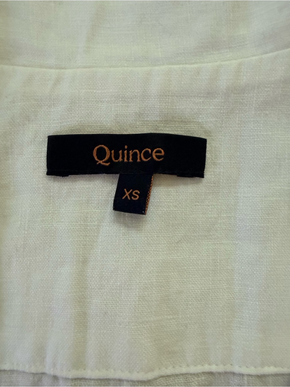 Quince 100% European Linen Short Sleeve Shirt XS NWOT - Picture 5 of 6